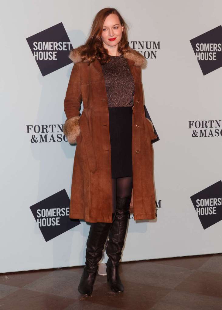 Pictured: Lou Hayter at the Skate at Somerset House Launch Party in London (2019) (via GotCeleb.com)
